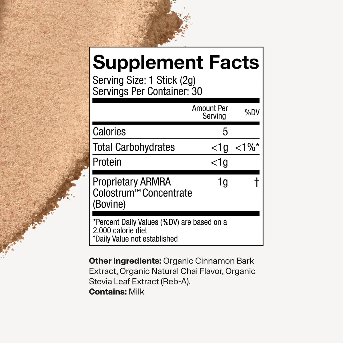 ARMRA Colostrum™ Powder | Blood Orange | Gut Health &amp; Bloating | Skin &amp; Hair | Immunity | Keto, Gluten &amp; Fat-Free | 30 Servings