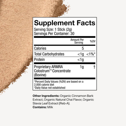 ARMRA Colostrum™ Powder | Blood Orange | Gut Health &amp; Bloating | Skin &amp; Hair | Immunity | Keto, Gluten &amp; Fat-Free | 30 Servings