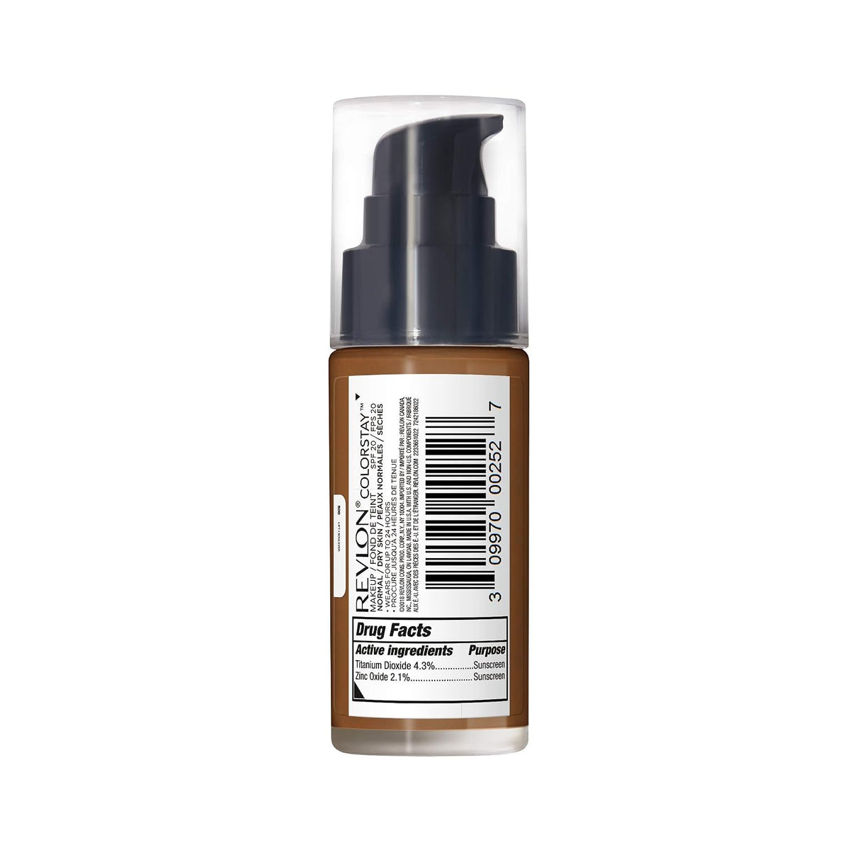 Revlon Liquid Foundation, ColorStay Face Makeup for Normal &amp; Dry Skin, SPF 20, Longwear Medium-Full Coverage with Natural Finish, 240 Medium Beige, 1 Fl Oz