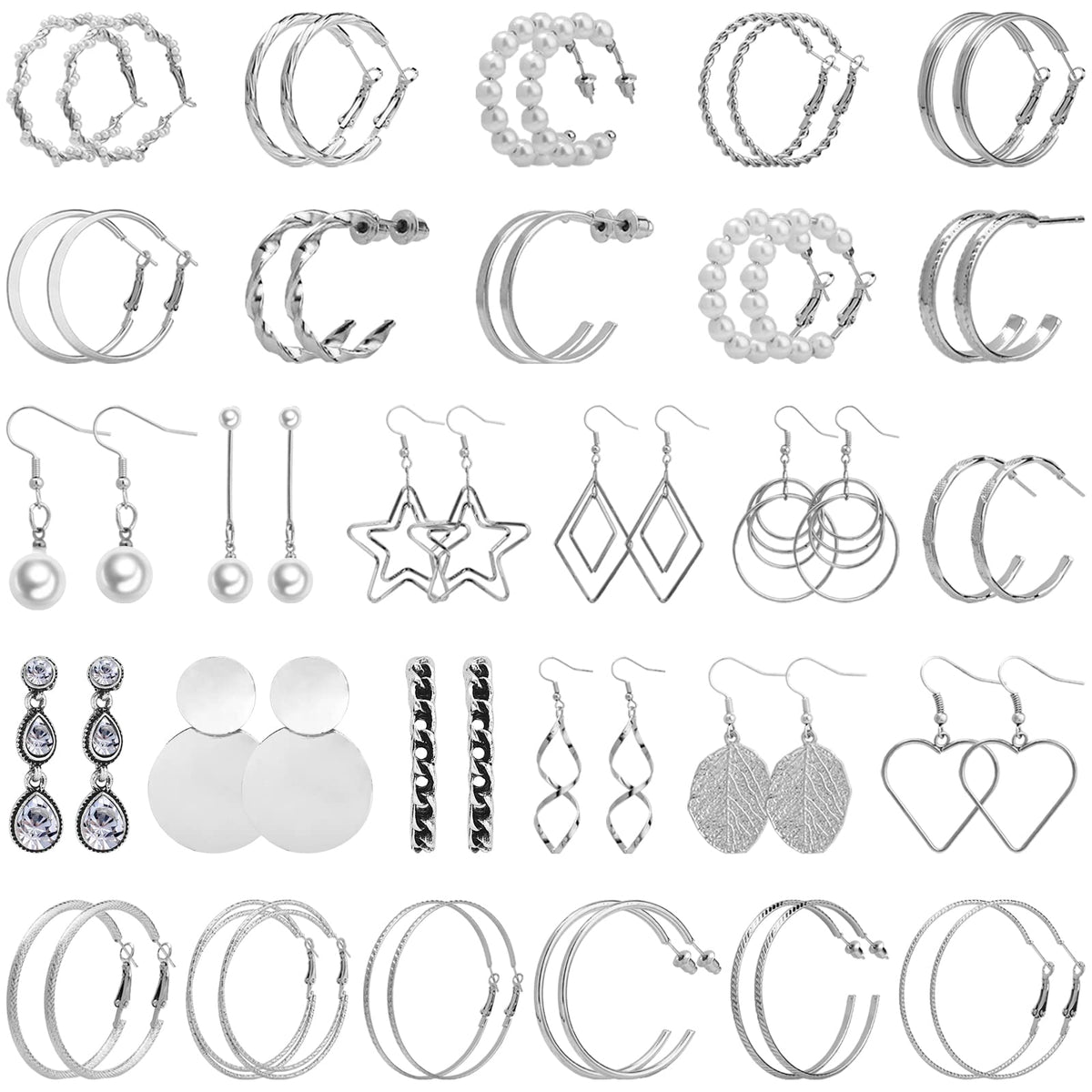 69-Piece Gold Jewelry Set for Women | Necklaces, Bracelets &amp; Earrings