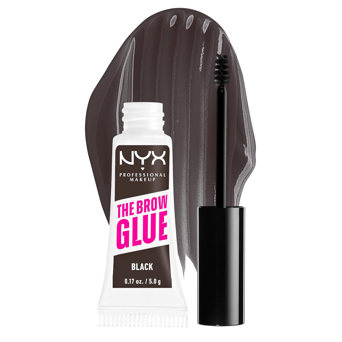 NYX PROFESSIONAL MAKEUP The Brow Glue, Extreme Hold Eyebrow Gel - Clear