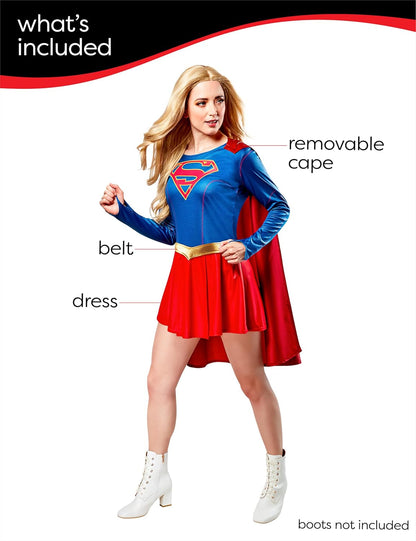 Supergirl Costume Dress - TV Show Inspired Women&