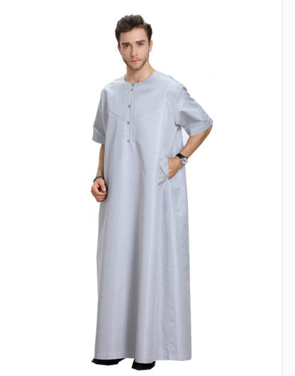 Short Sleeve Solid Men&