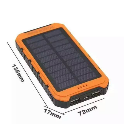 Solar Portable Power Bank Three-Proof Large Capacity