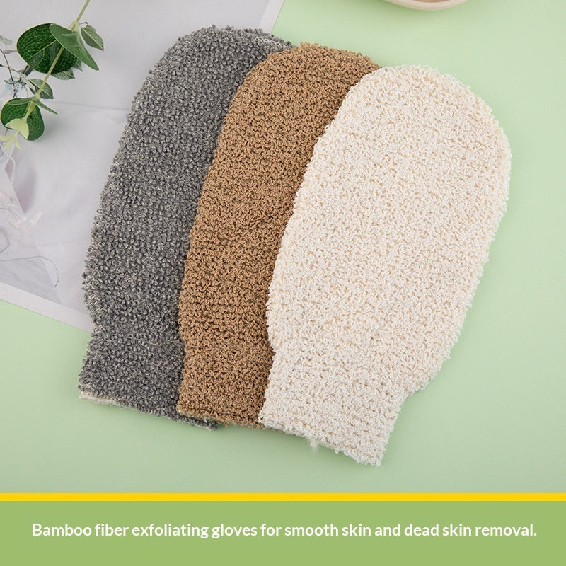 Bamboo Fiber Wash Mitt Soap Pouch Lathering Netsoft Skin-friendly Exfoliating And Effective At Removing Dirt
