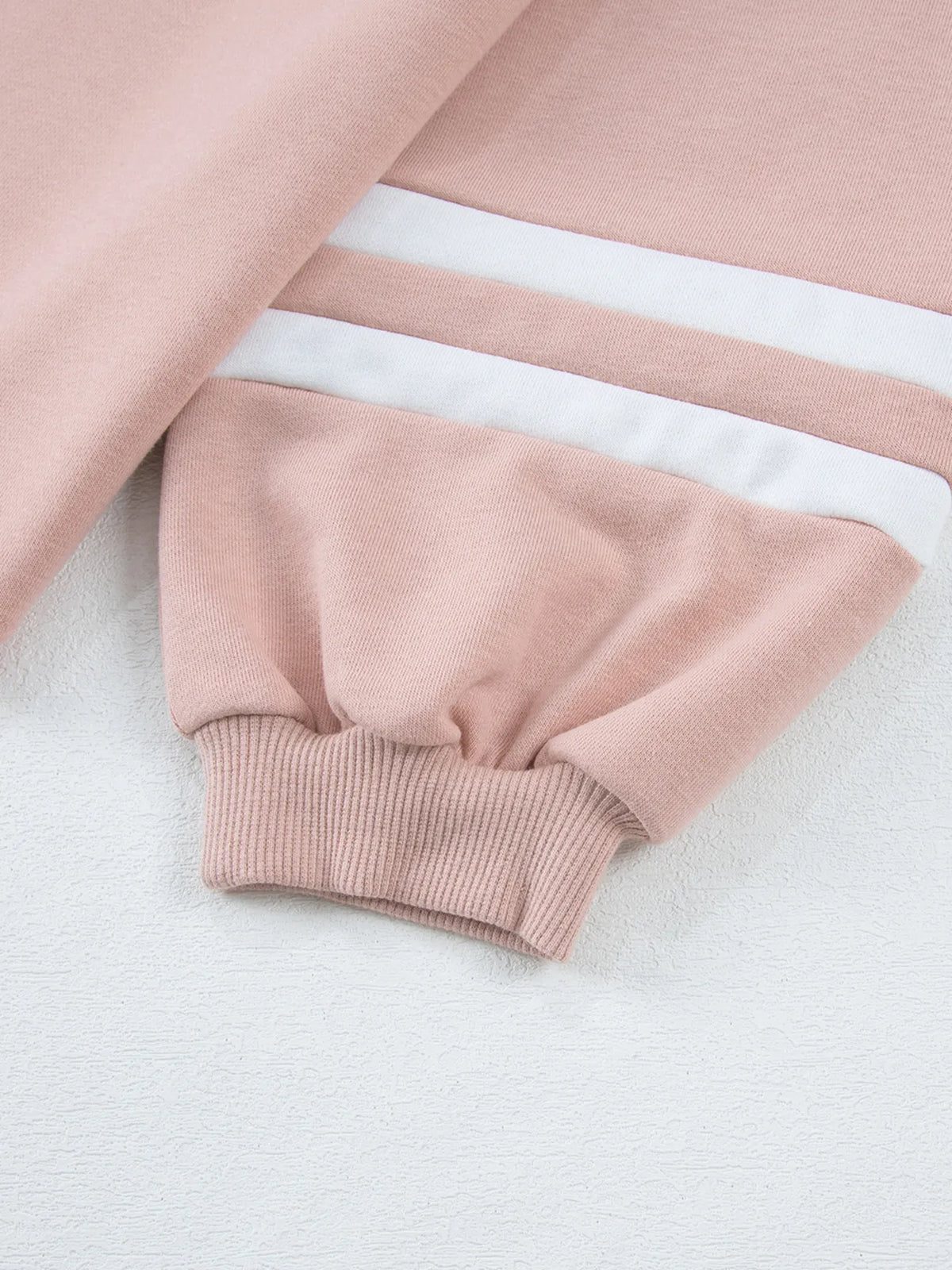Contrast Trim Round Neck Top and Pants Set