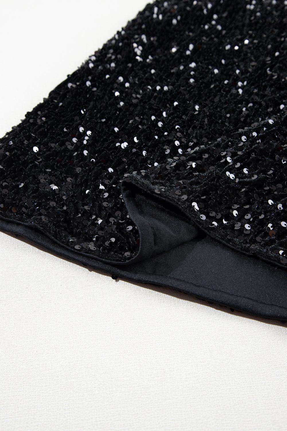 Stylish Sequin Mini Skirt for Parties and Night Out