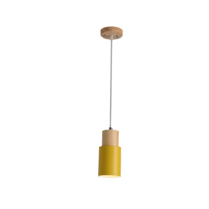 Wood-Pendant-Lights Island-Bar Hang-Lamp