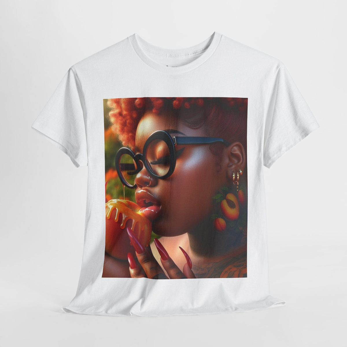 “Georgia Peach” Cotton Graphic Tee