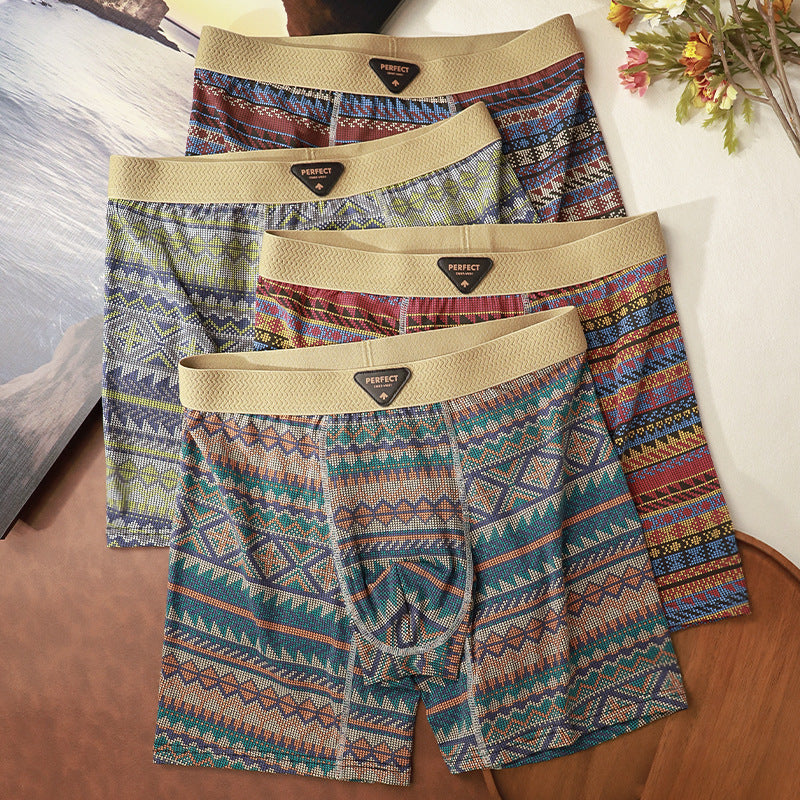 Retro Ethnic Style Men&