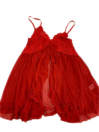 Lace &amp; Ruffled Teddy