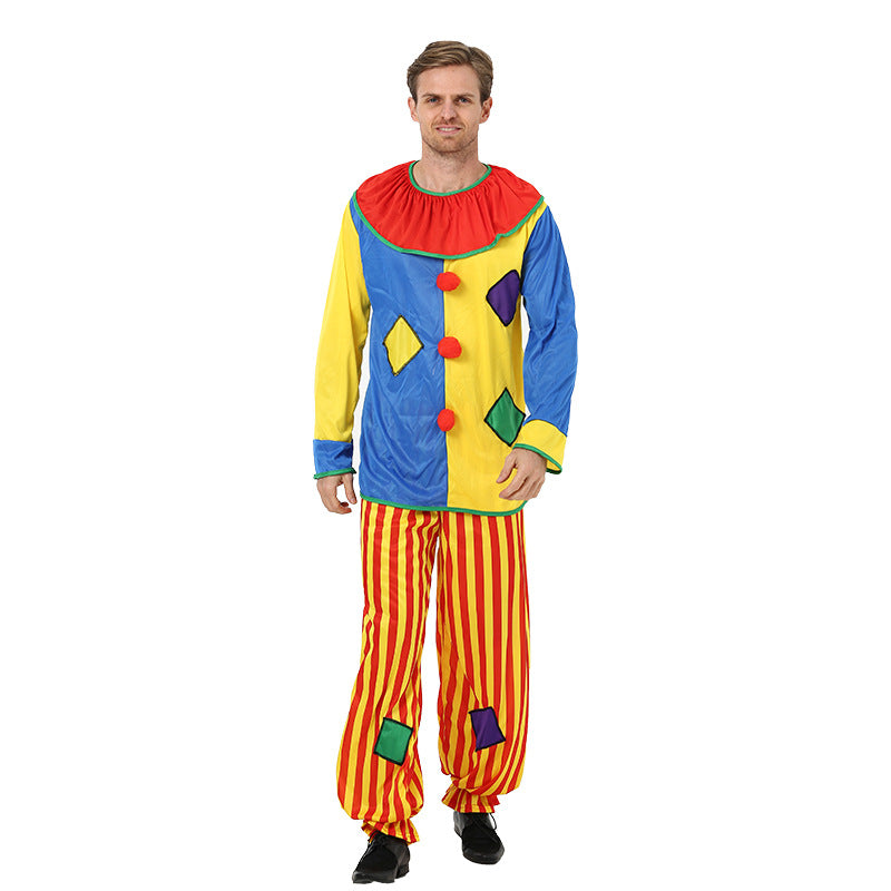 Halloween Costume Clown Performance Set