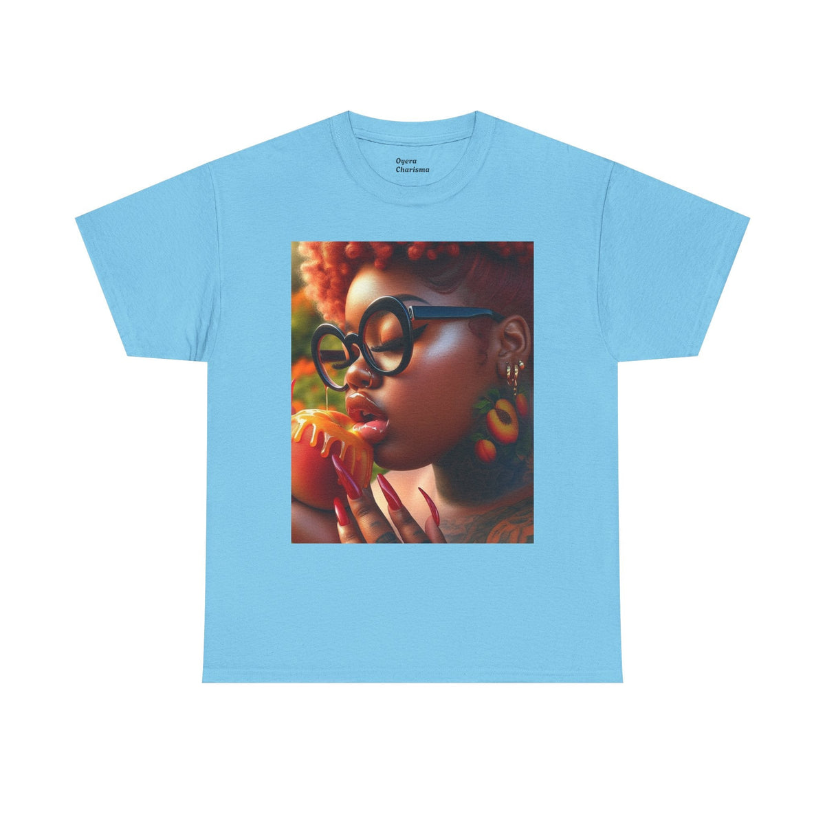“Georgia Peach” Cotton Graphic Tee