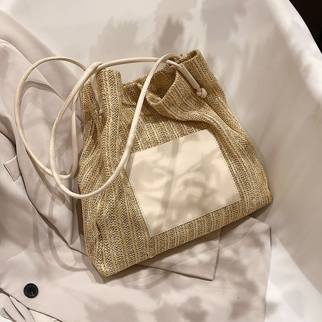 Hobo straw bag, women&