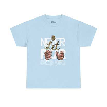 Never Give Up Heavy Cotton Tee