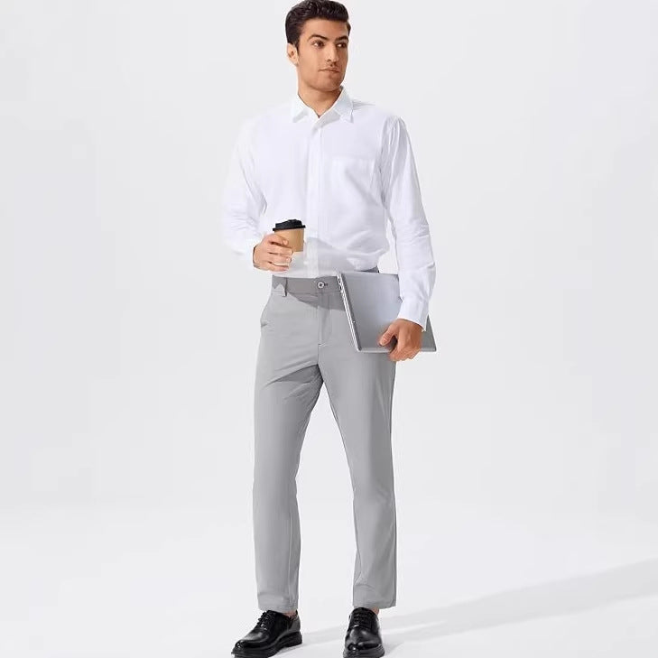 Stretch Solid Color Golf Men&
