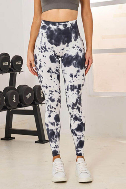 Tie-Dye High Waist Active Leggings for Comfortable Fitness