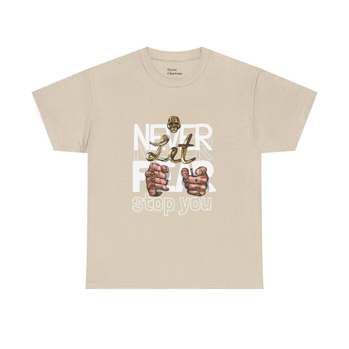 Never Give Up Heavy Cotton Tee
