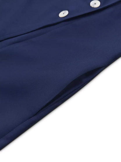 Button-Front A-Line Dress