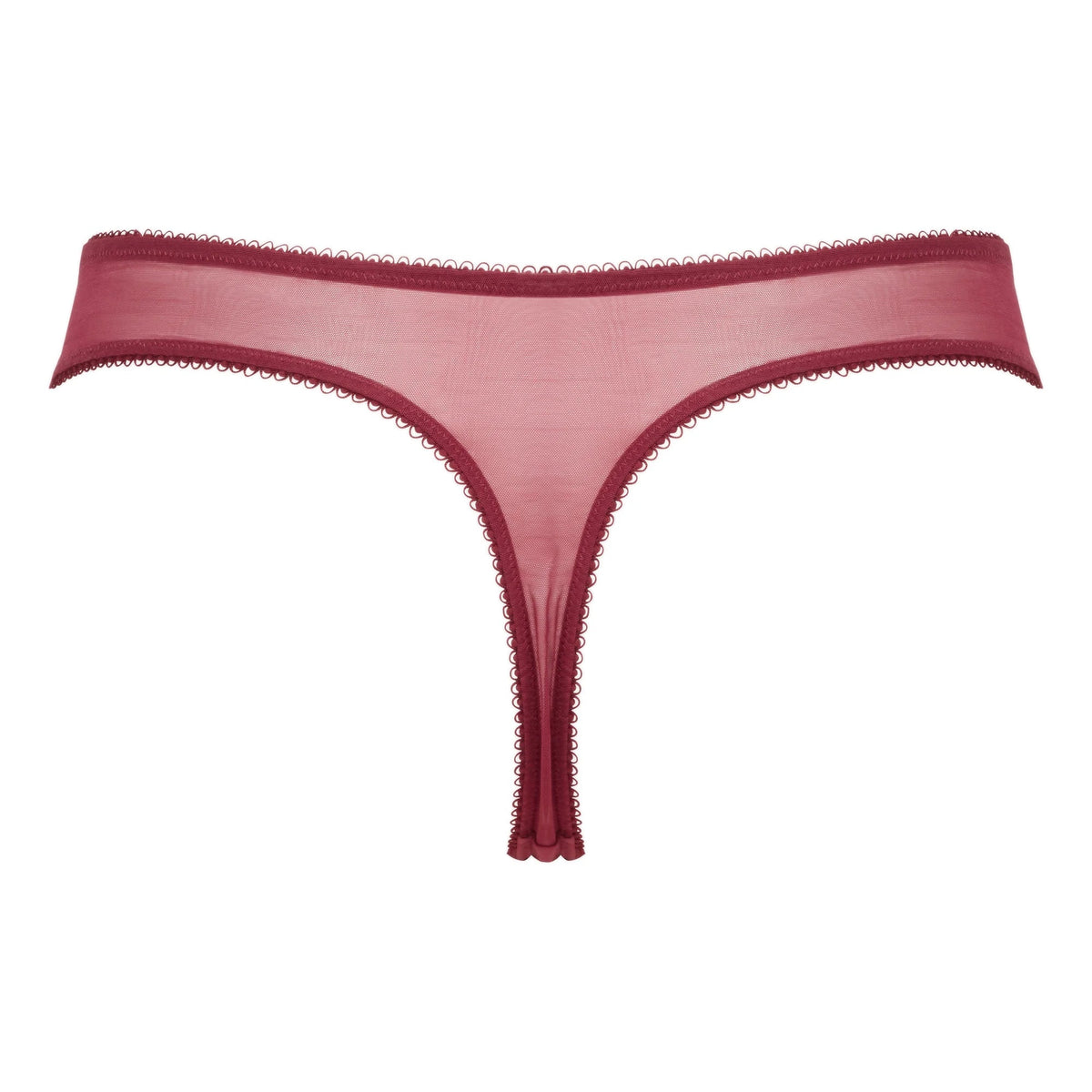 Gossard Superboost Lace Raspberry Sorbet Sheer Thong Panty