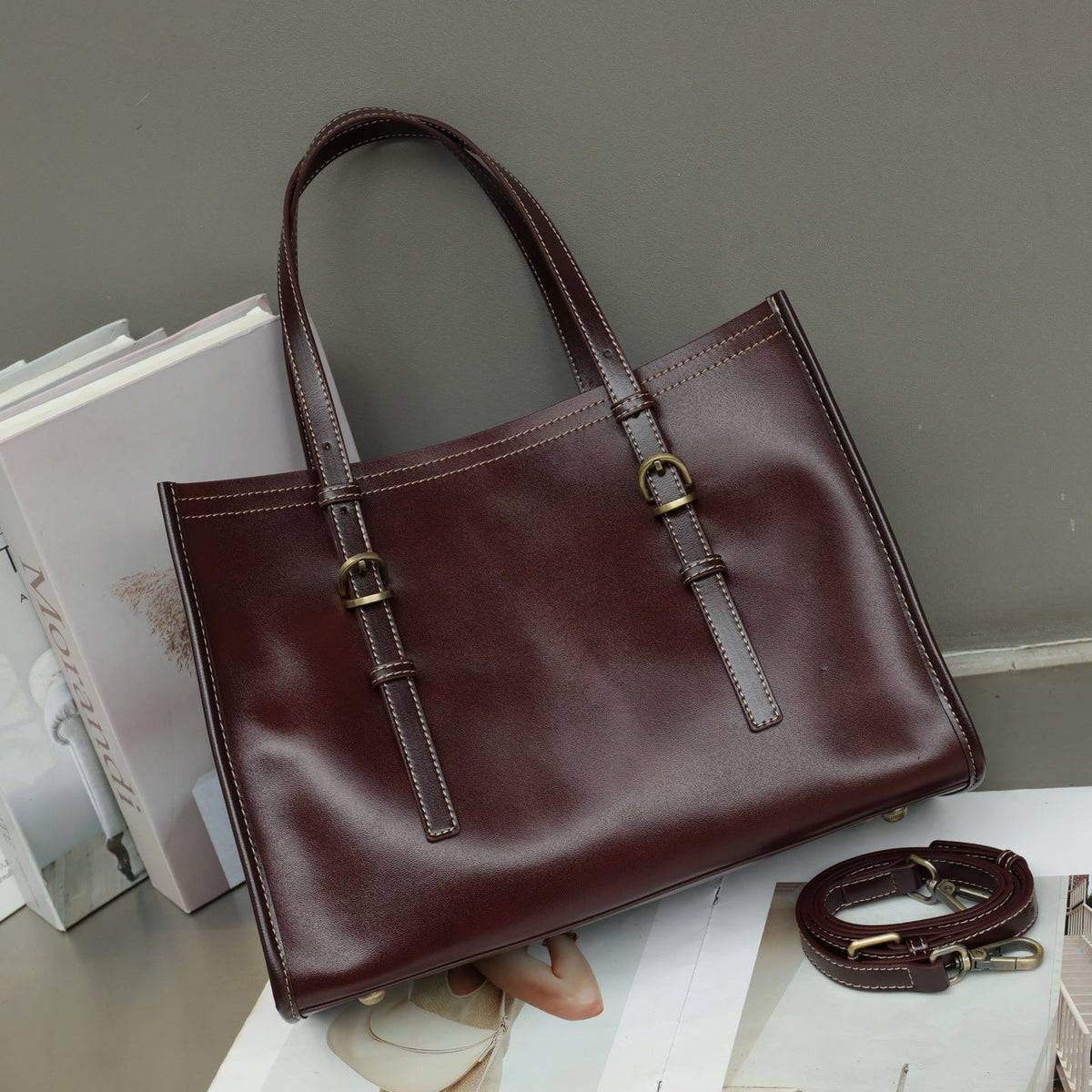 New Genuine Leather Women&