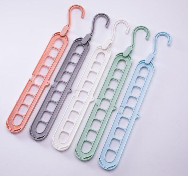 9-hole Clothes Hanger Organizer Space Saving Hanger
