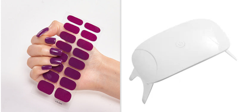 Waterproof Long Lasting Nail Stickers Letter Color