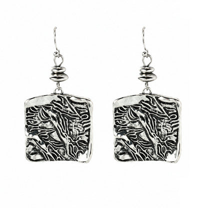Vintage Square Earrings For Women