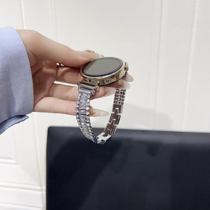 Shiny Zircon Metal Watch Band For Apple Watch Series 10 11 Ultra - Women&