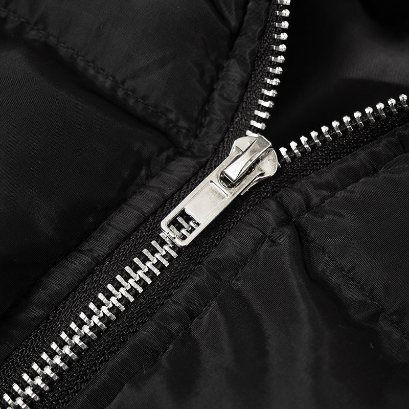 Cotton-padded Stretch Tight Jumpsuit Slim Short Jacket