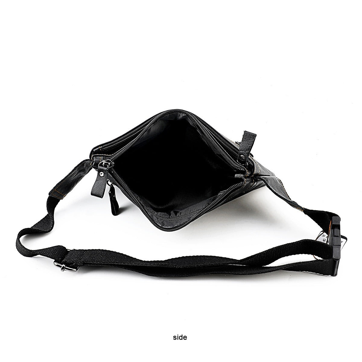 Multifunctional Genuine Leather Chest Bag &amp; Waist Bag for Men and Women – Fanny Pack for Travel, Sports, Running, and Holidays with Multiple Pockets
