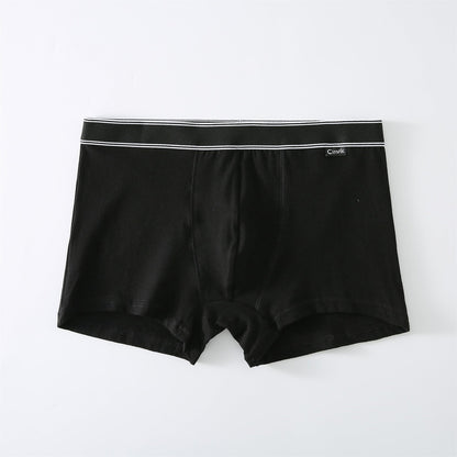 Cotton Mid-rise Boxer Briefs Breathable Men&