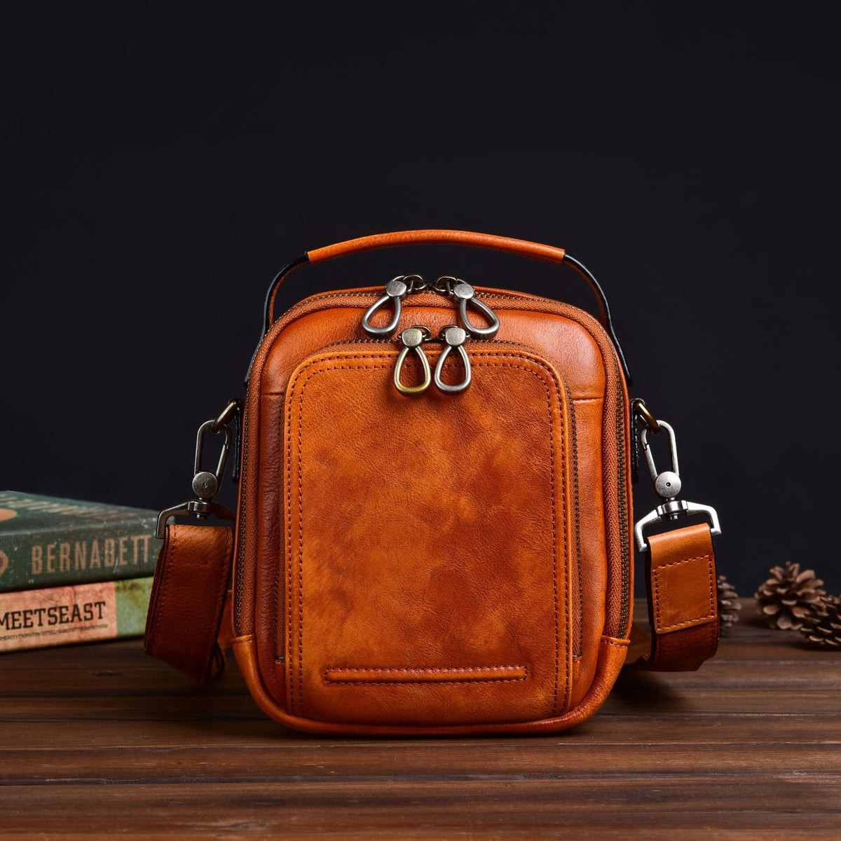 Cowhide Retro Casual Men&