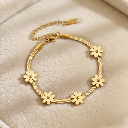 Trendy Snake Chain &amp; Blade Bracelet Set