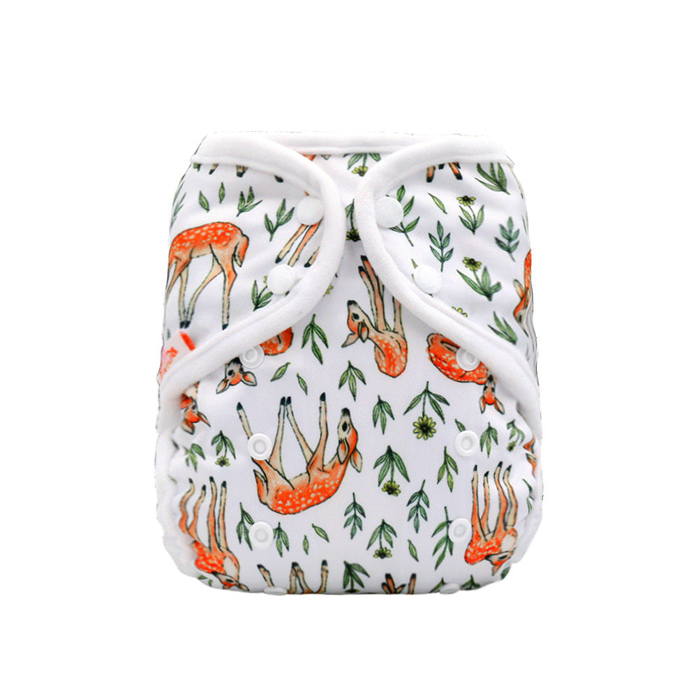 Rainbo&amp;Iris Cute Fashion Cloth Diaper Cover With Rainbow Print Baby Gift Accessory