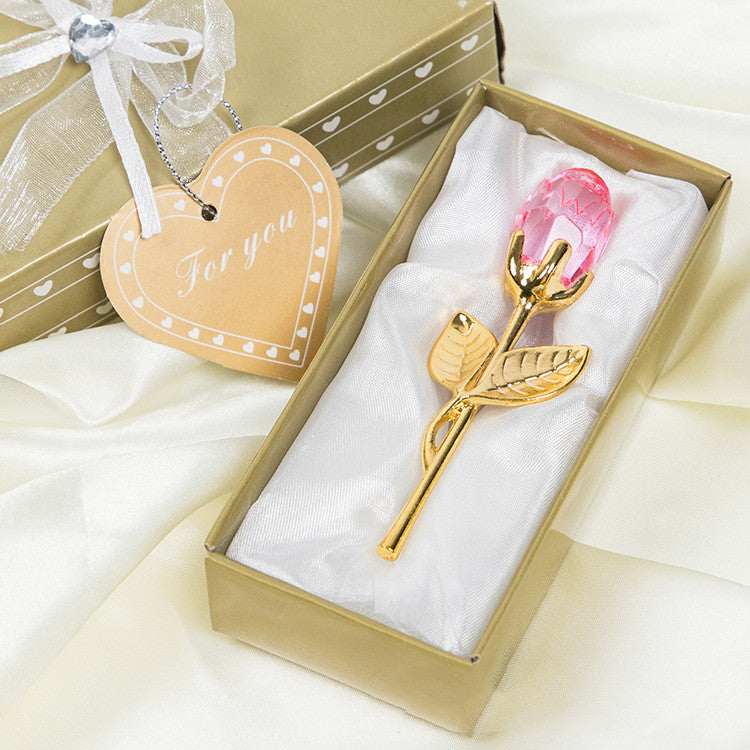 Crystal Metal Rose Valentine&