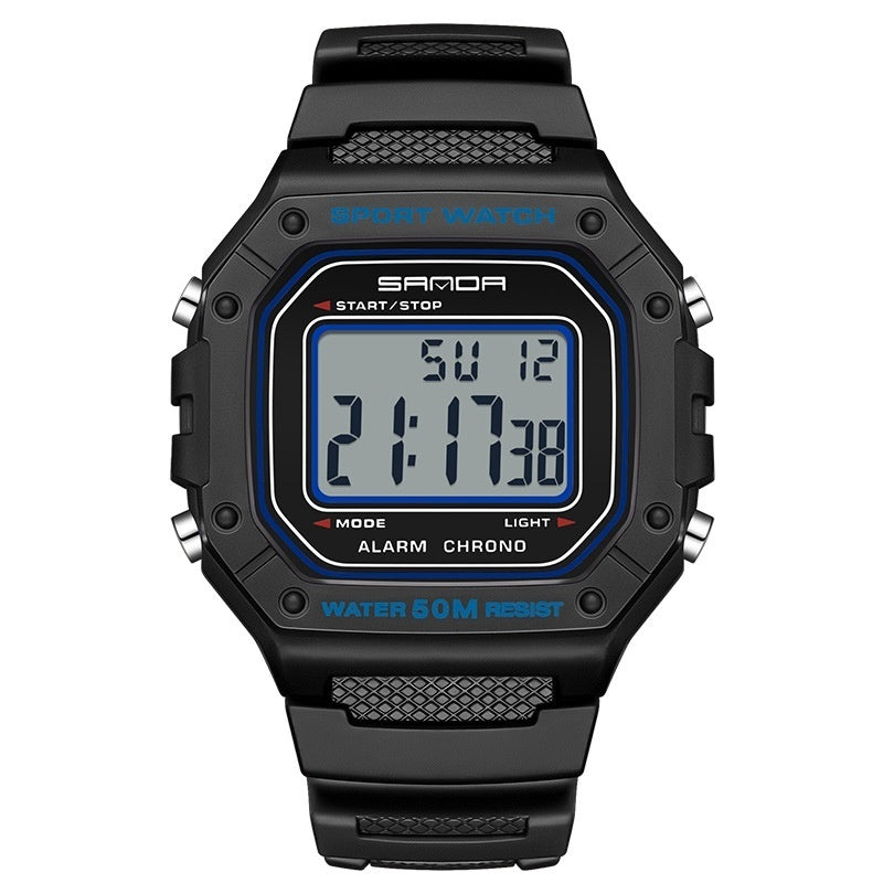 Swimming Waterproof Youth Electronic Watch Simple Alarm Clock