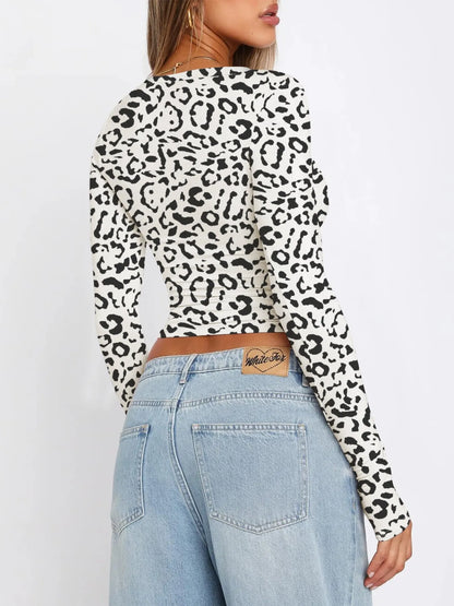Long Sleeve Cropped T-Shirt