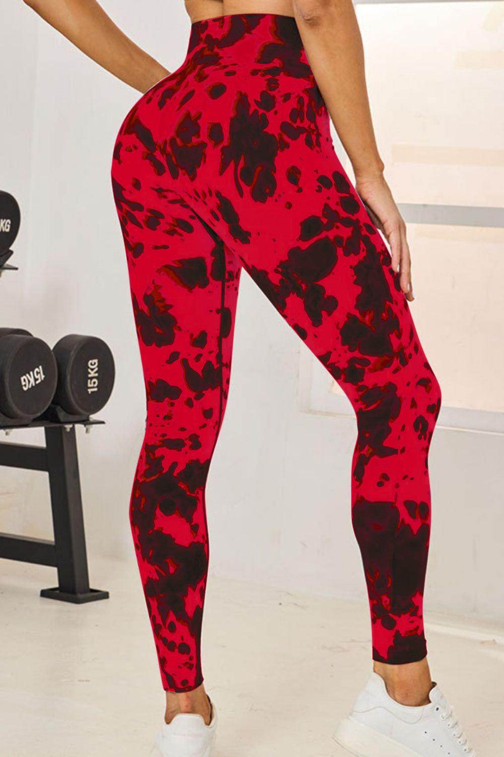 Tie-Dye High Waist Active Leggings for Comfortable Fitness