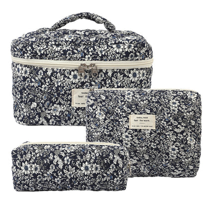Floral Home Storage Cosmetic Bag