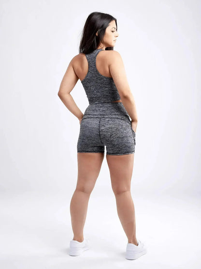 Racerback Training Crop Tank – Lightweight &amp; Breathable for Workouts