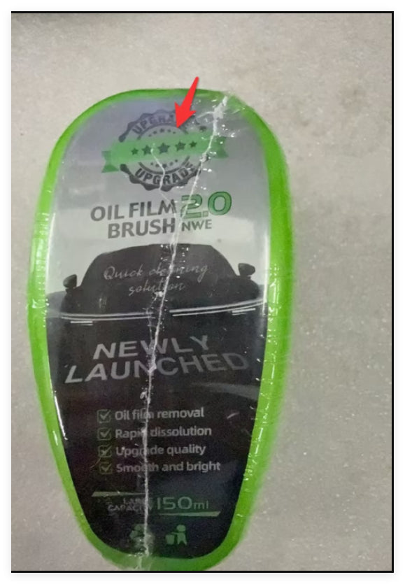 Green Car Glass Wiper Strong Oil-removing Film Crystal Plating Coating Water Drive