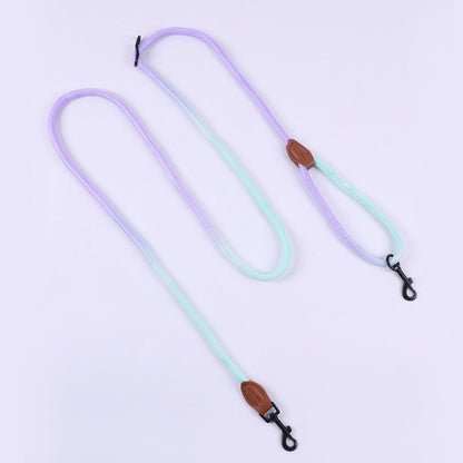 Pet Dog Cat Walking Multi-purpose Reflective Hand Holding Rope
