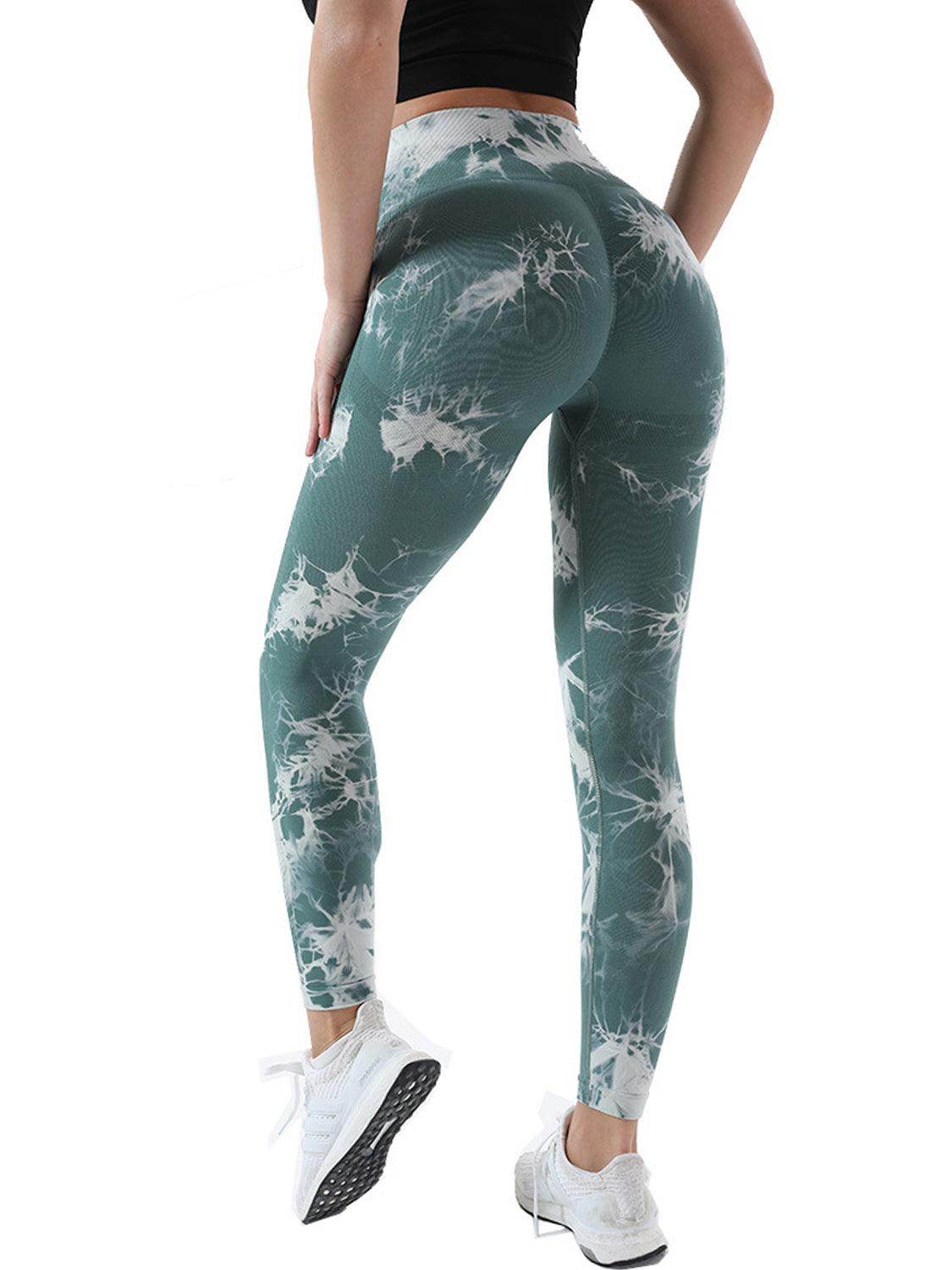 Tie-Dye High Waist Active Leggings for Comfort and Style