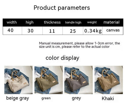 Canvas Shoulder Bags Women&