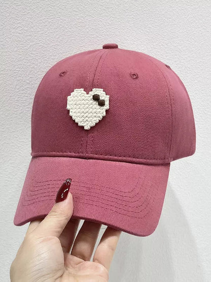 Heart Adjustable Baseball Cap