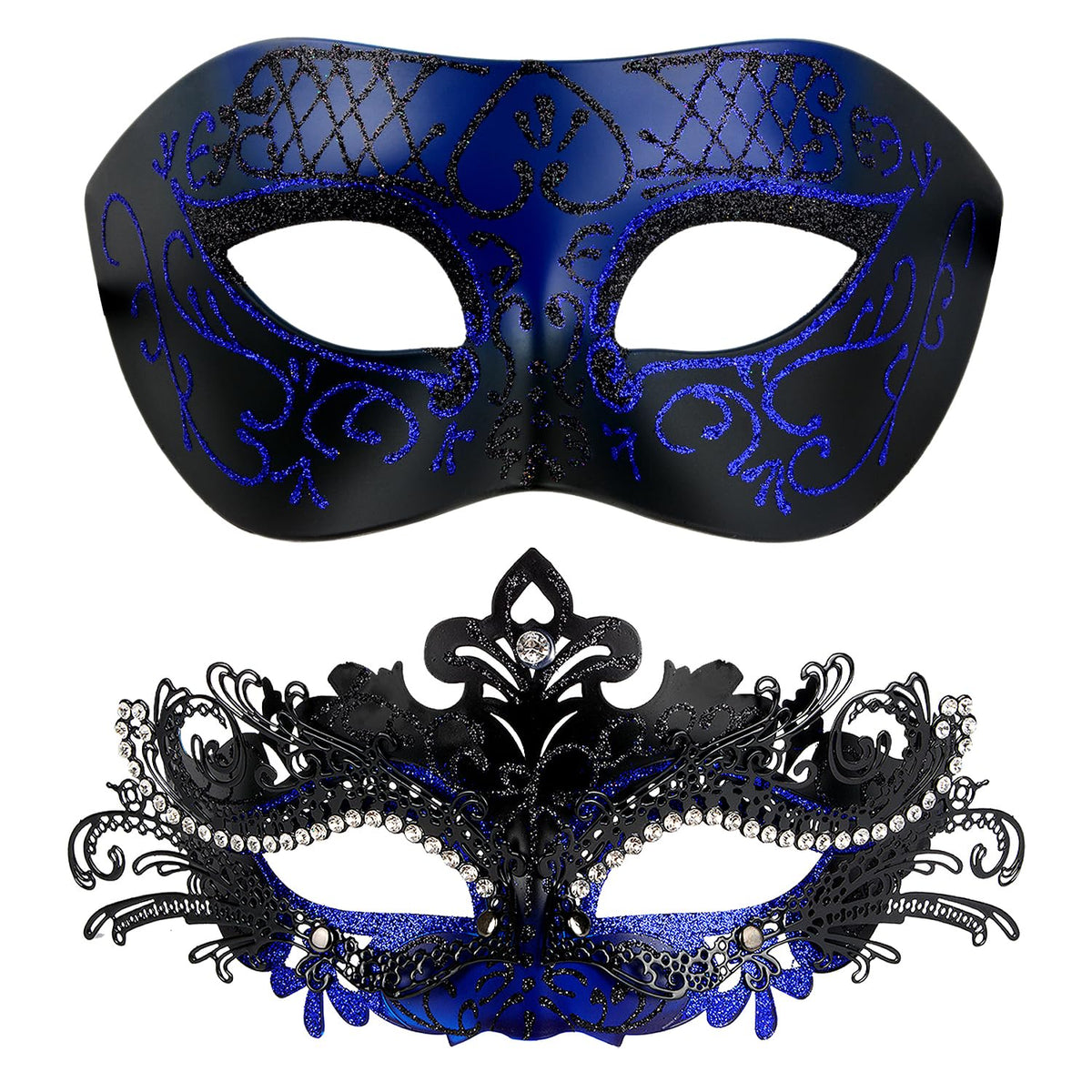 Masquerade Masks - Elegant Mardi Gras Party Masks - Premium Decorative Masks for Women and Men