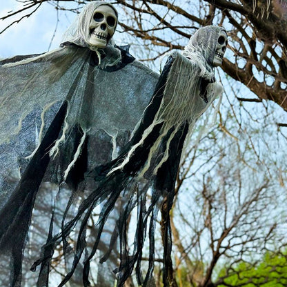Halloween Decorations Horror Hanging Ghost Skull Skeleton Prop Perfect For Home Outdoor Yard Party Supplies Festival Decorations