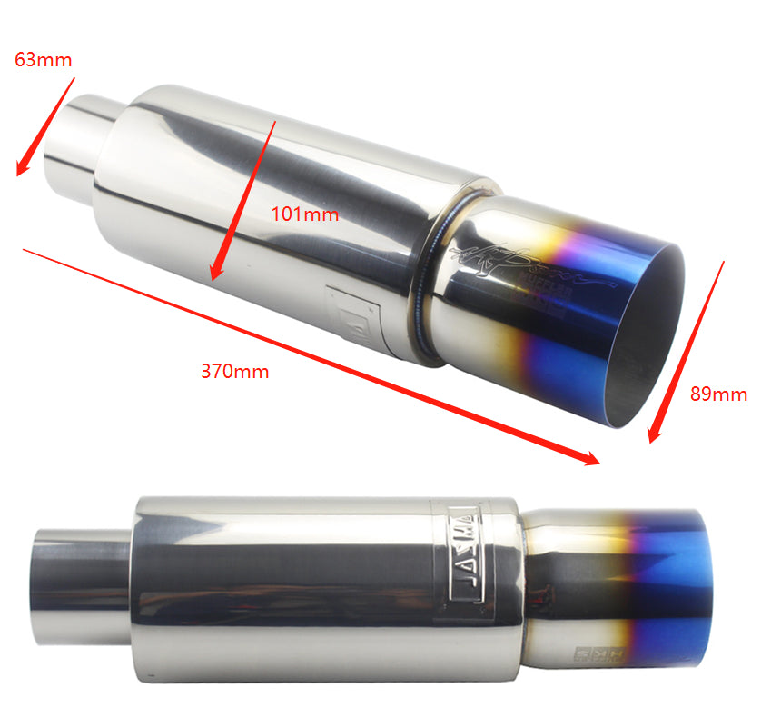 Applicable Car Exhaust Pipe Modification Sound Wave Straight Row
