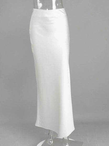High-Waisted Maxi Skirt